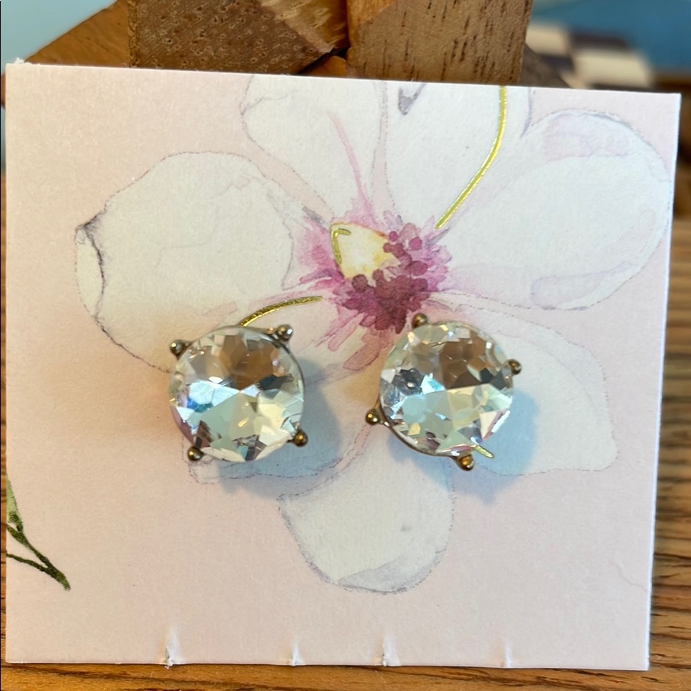 Elegant Crystal Stud Earrings